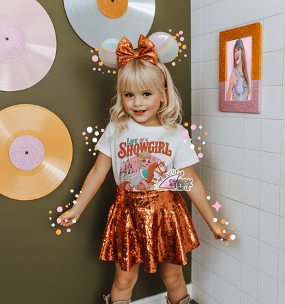 Life Of a Showgirl - White Tee