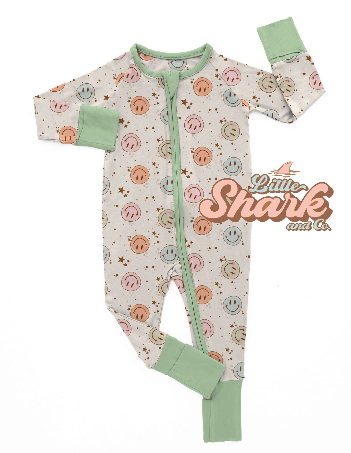 S Harvey Zip Up Bamboo Pajamas