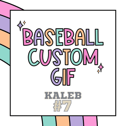 Baseball Custom Gif