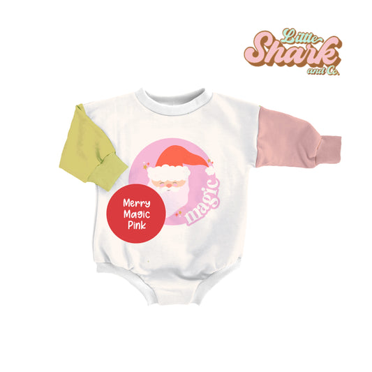 RTS - Merry Magic Pink - Romper - 3T