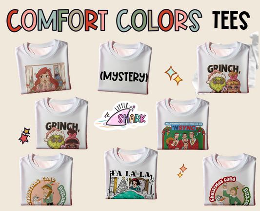 Comfort Colors - White TEES   (Multiple Designs)