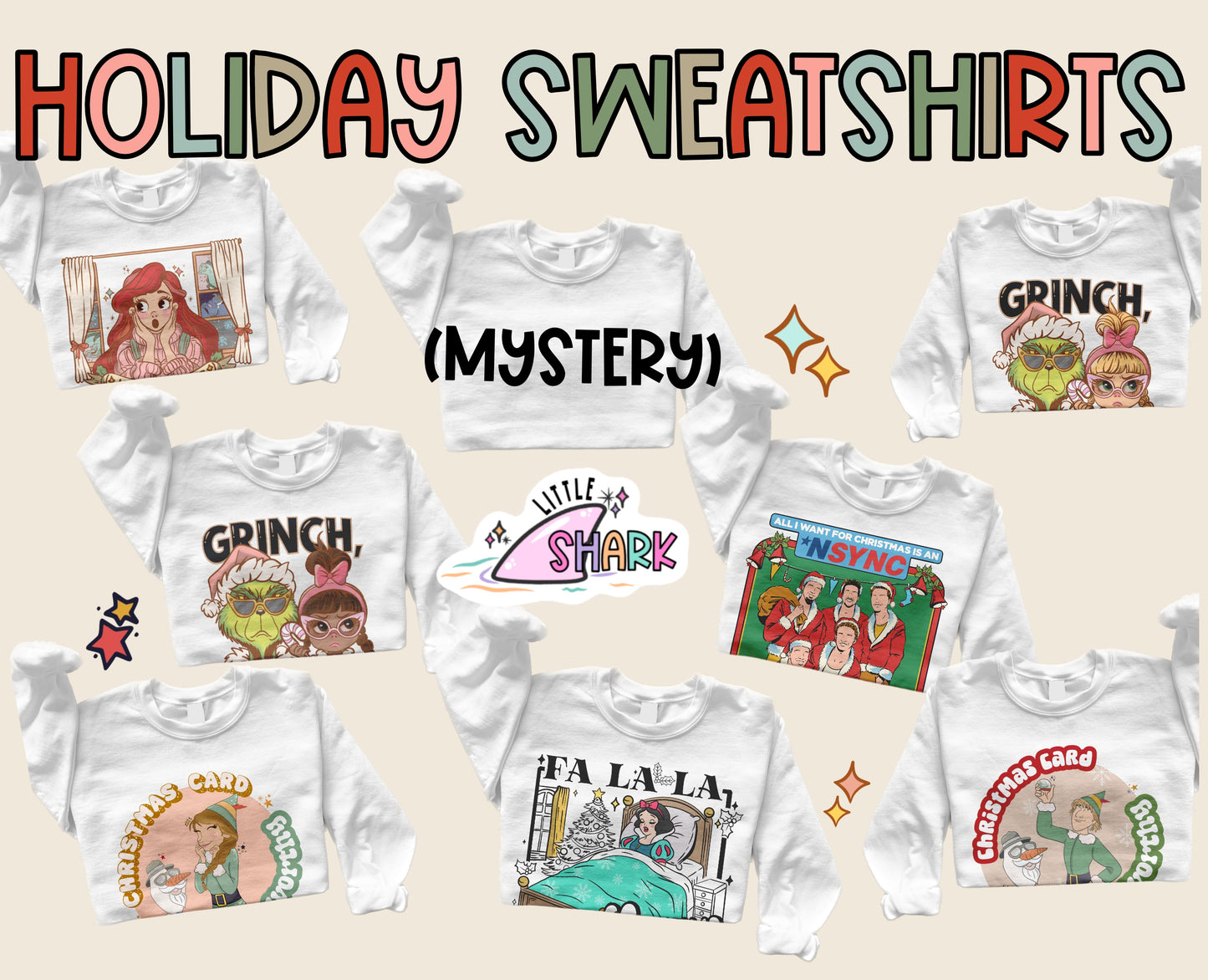 LS HOLIDAY Drop - SWEATSHIRTS   (Multiple Designs)