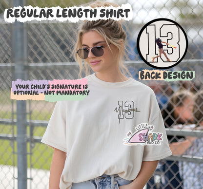 Personalized Player Signature - Kids Regular Tee
