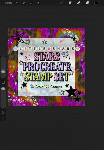 LS Star Stamp - Procreate Brush Set
