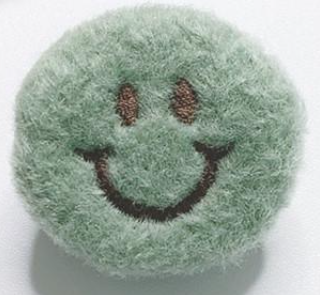 Fuzzy Smiley Pop Sockets